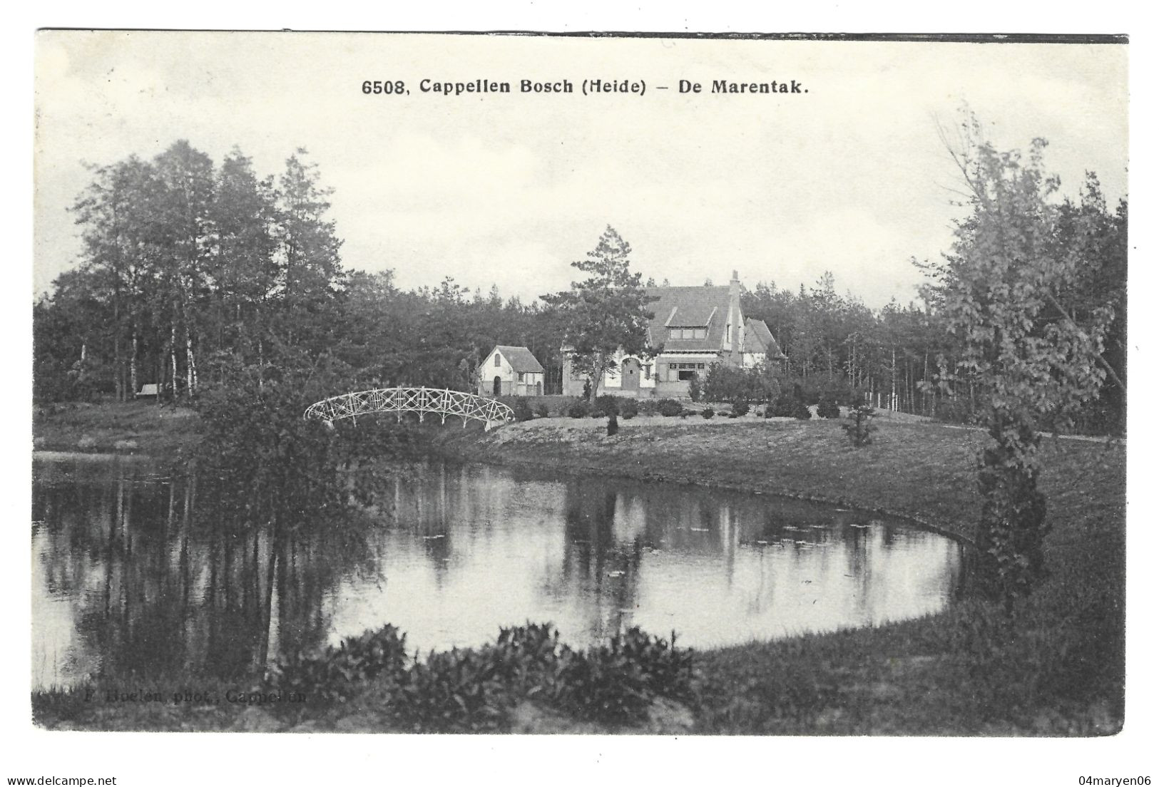 ***  CAPPELLEN Bosch (Heide)  ***   -  De Marentak  -  Zie / Voir / See / Scan's - Kapellen