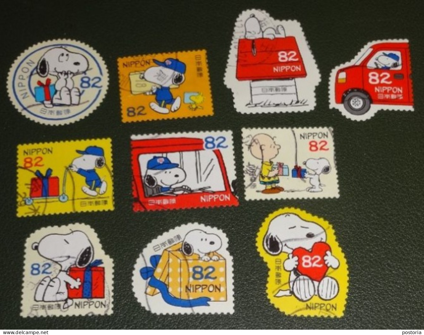 Nippon - Japan - 2017 - Michel 8520 Tm 8529 - Gebruikt - Used - Groet - Snoopy - Gebraucht