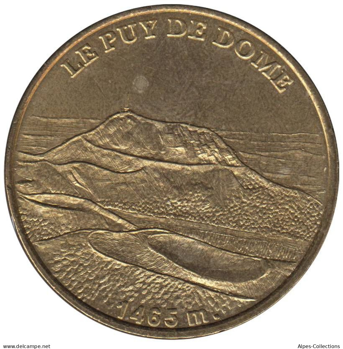 63-0186 - JETON TOURISTIQUE MDP - Le Puy De Dôme - Face Simple - 2005.2 - 2005