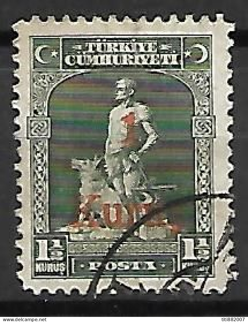 TURQUIE    -    1931.     Y&T N° 794 Oblitéré .   Surchargé - Used Stamps