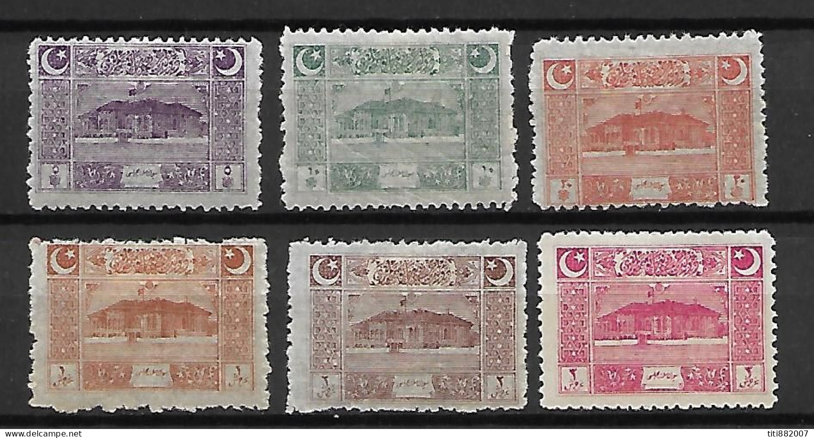 TURQUIE    -    1923.     Y&T N° 662 à 667 *  Série Complète. - Unused Stamps