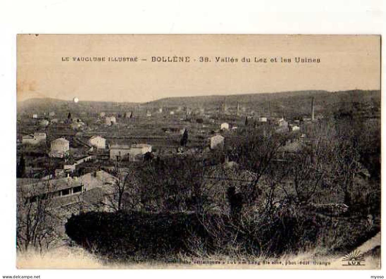 84 BOLLENE Vallee Du Lez Et Les Usines - Bollene