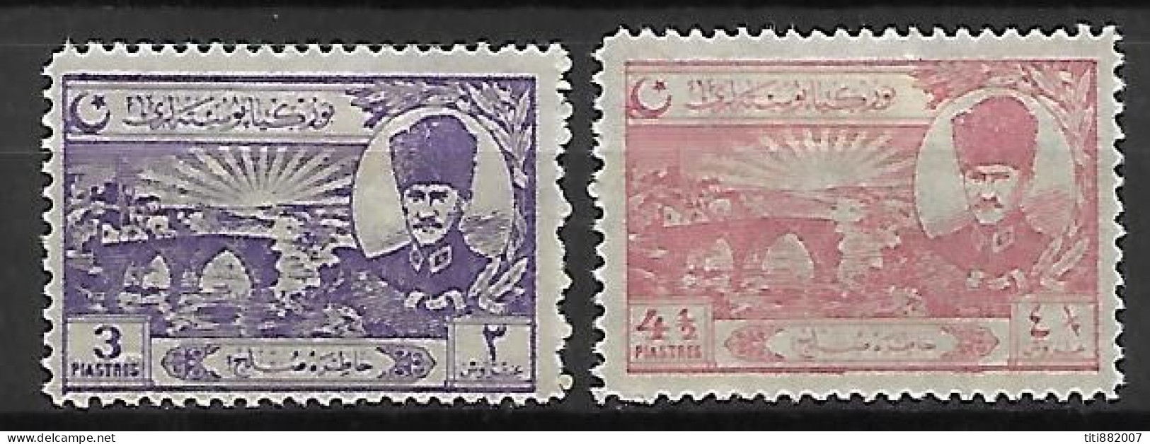 TURQUIE    -    1924     Y&T N° 688 / 689 * - Neufs