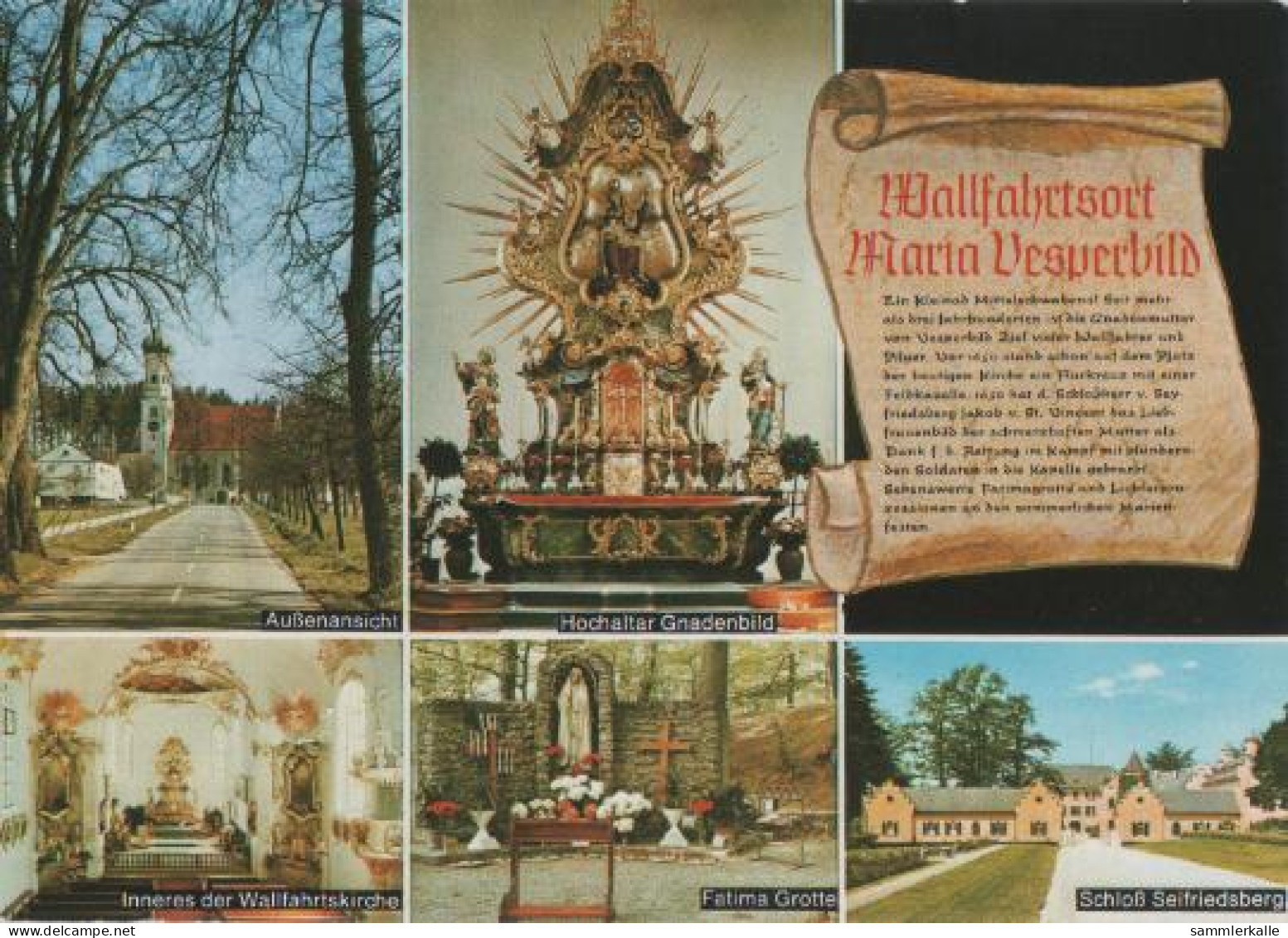 9577 - Maria Vesperbild - Post Ziemetshausen - 1987 - Günzburg
