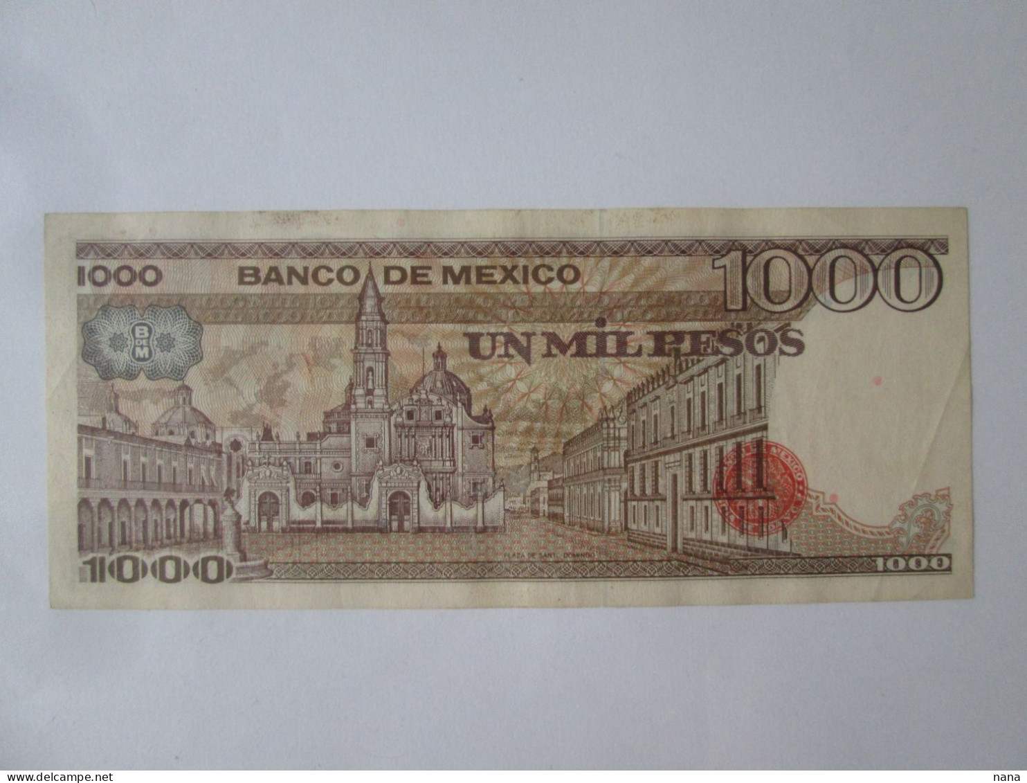 Mexico 1000 Pesos 1984 Banknote Very Good Condition See Pictures - Mexique