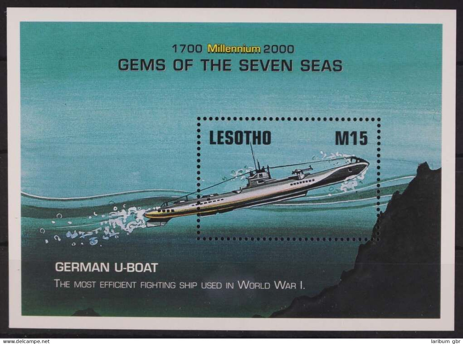Lesotho Block 159 Mit 1606 Postfrisch Schifffahrt #GA857 - Lesotho (1966-...)