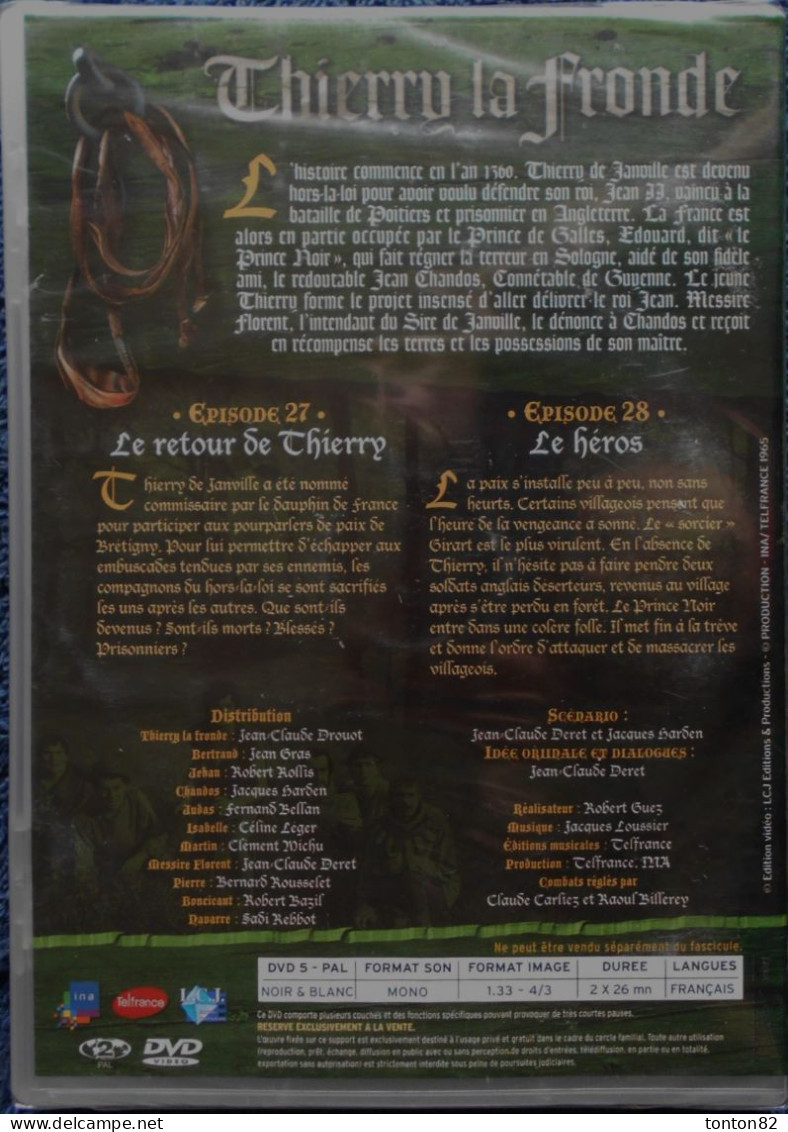 THIERRY LA FRONDE - Jean-Claude Drouot - Vol. 14 - Épisodes : 27 - 28 . - Action, Aventure