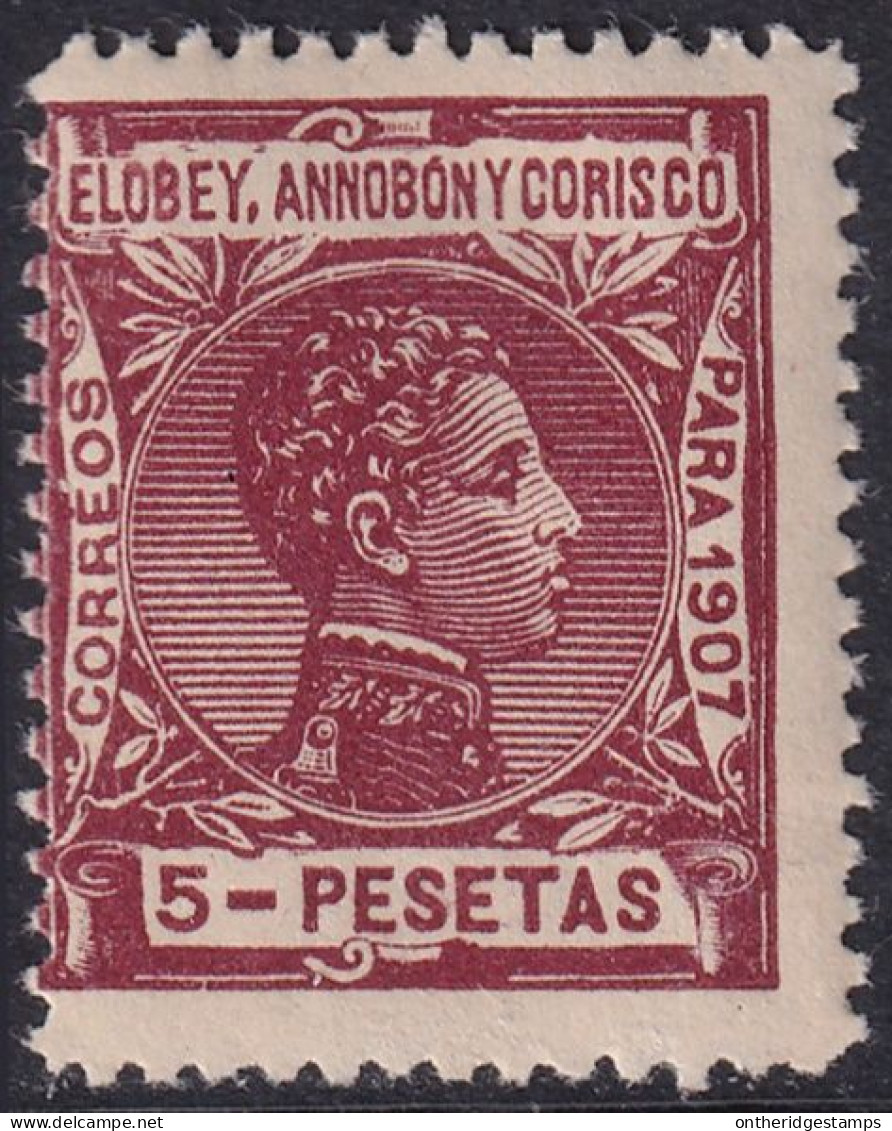 Elobey Annobon & Corisco 1907 Sc 53 Ed 49 MNH** - Annobon & Corisco