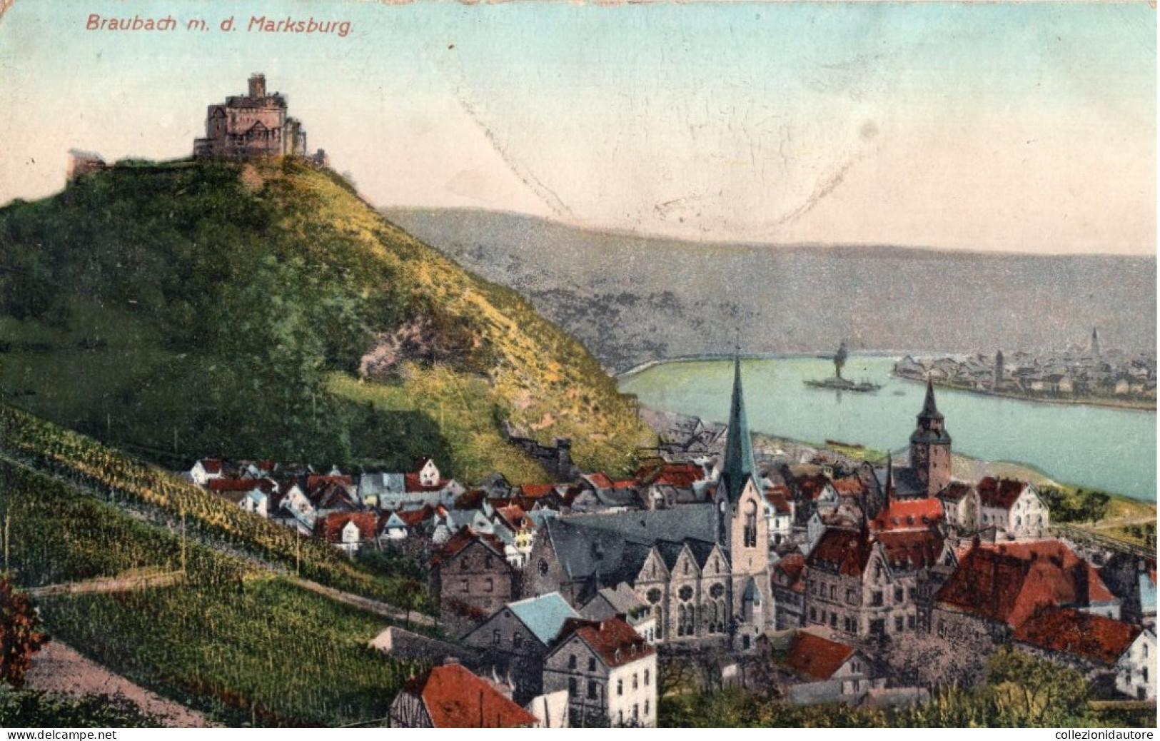 BRAUBACH M. D. MARKSBURG - CARTOLINA FP SPEDITA NEL 1911 - Braubach