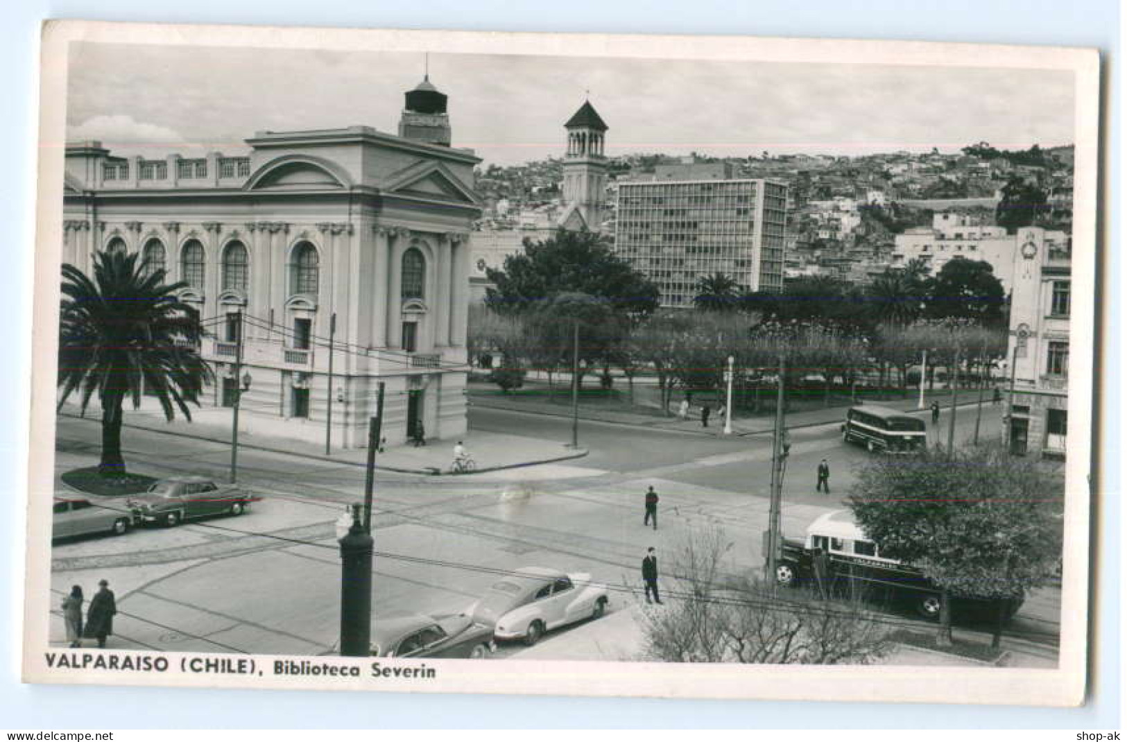 T3185/ Valparaiso Chile  Biblipteca Severrin AK 1963 - Chili