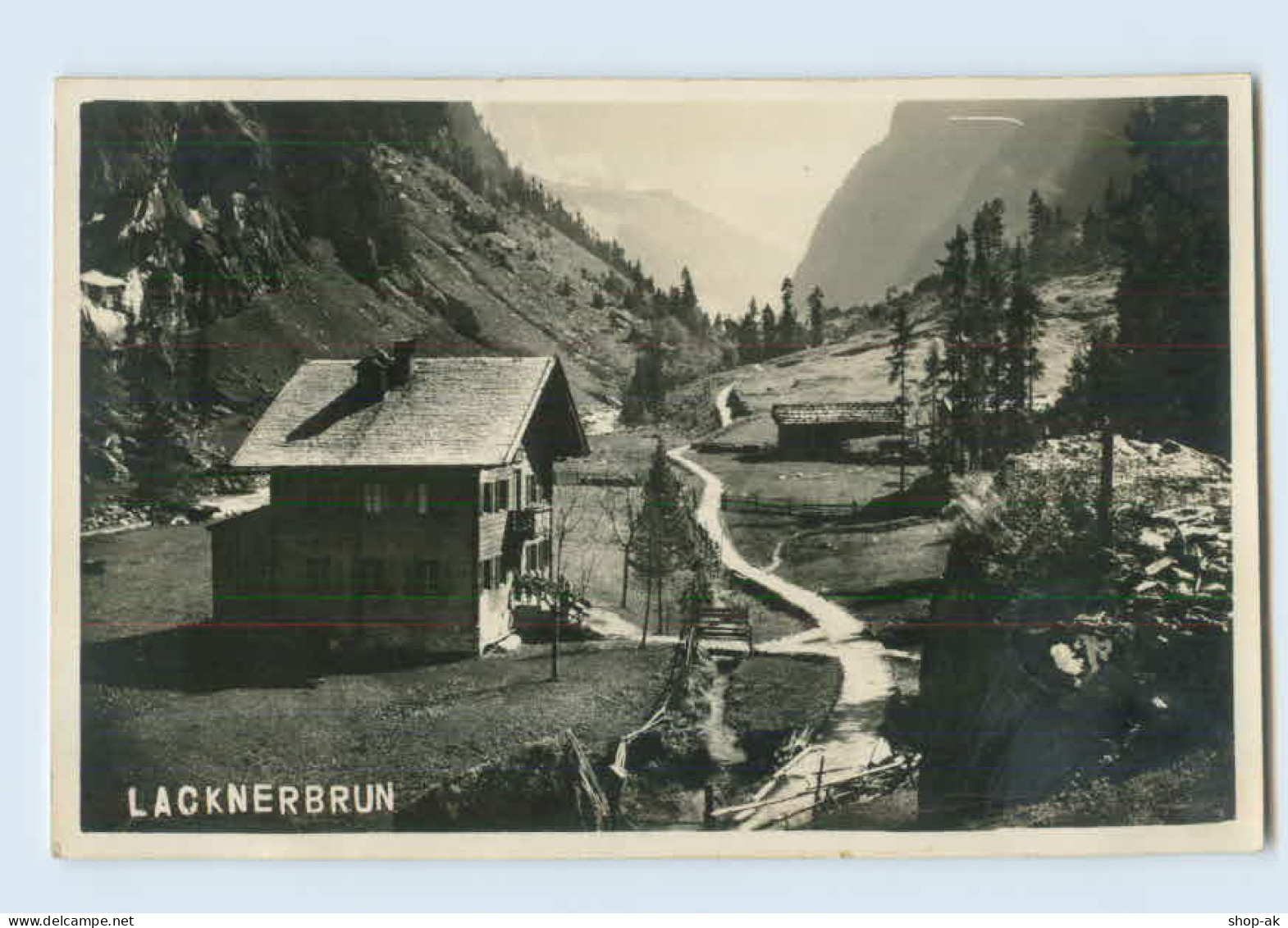 W9S40/ Lacknerbrunn Tirol Foto AK 1926 - Andere & Zonder Classificatie