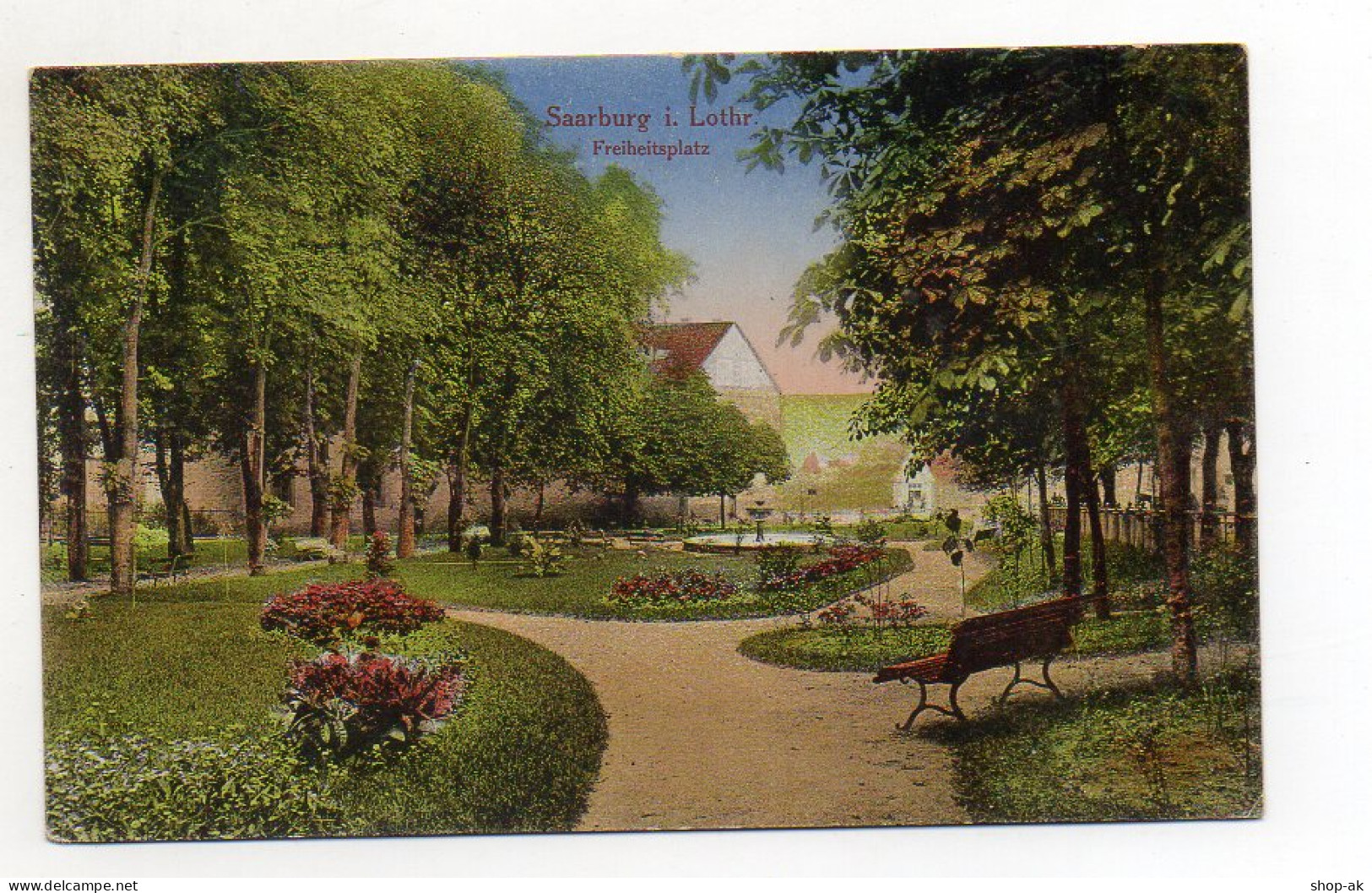 Y9891/ Saarburg Lothringen Freiheitsplatz AK Ca.1915 - Lothringen