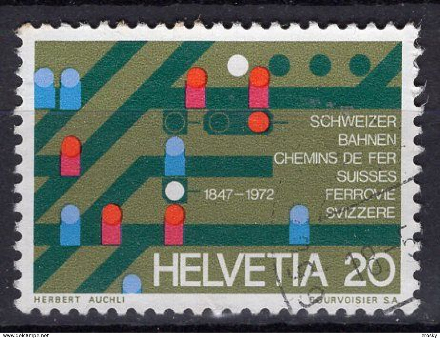 T2255 - SUISSE SWITZERLAND Yv N°896 - Usati