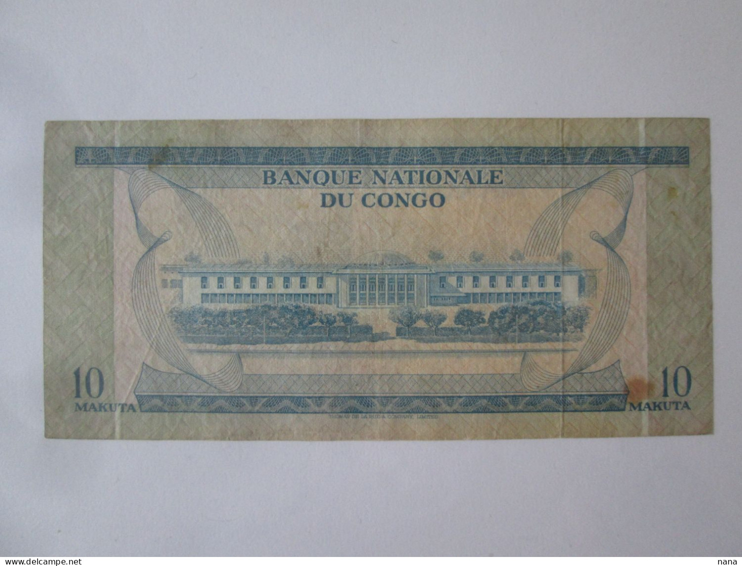 Congo 10 Makuta 1967 Banknote Series:903733 See Pictures - Repubblica Democratica Del Congo & Zaire