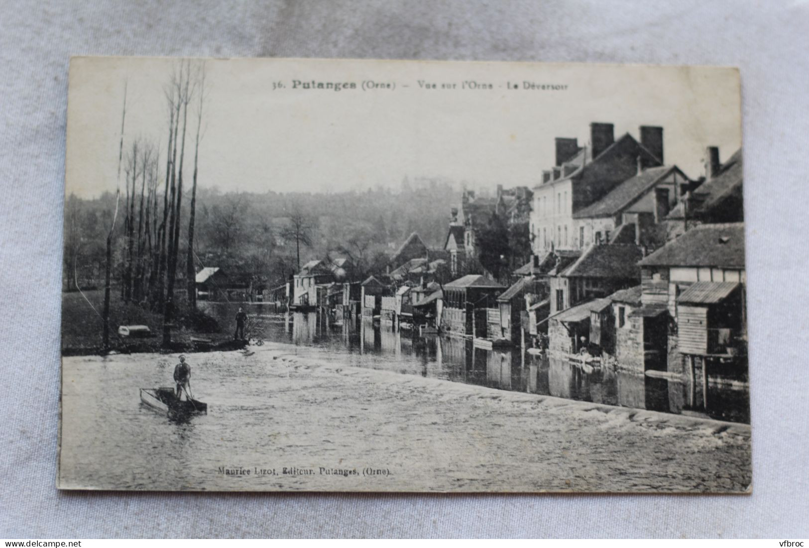 Putanges, Vue Sur L'Orne, Le Déversoir, Orne 61 - Putanges