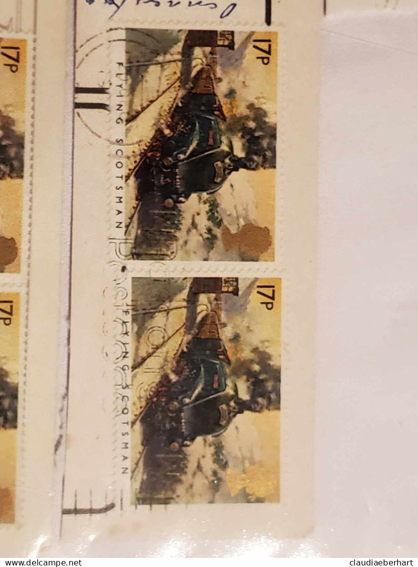 Dampflokomotive - Used Stamps