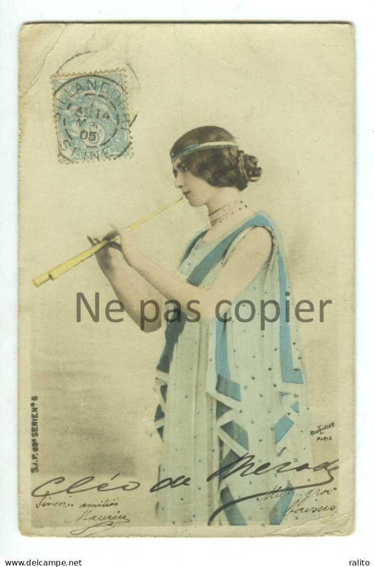 CLEO DE MERODE Photo Par Reutlinger Série S.I.P. - Femmes Célèbres