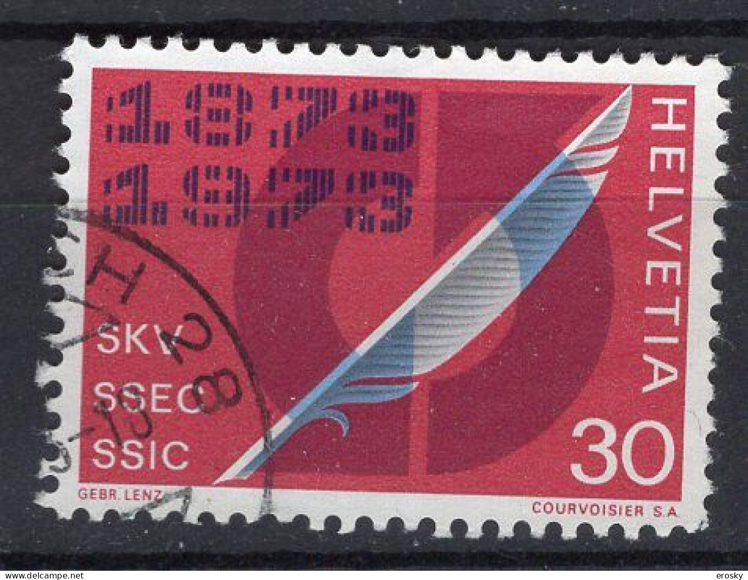 T2268 - SUISSE SWITZERLAND Yv N°922 - Usati