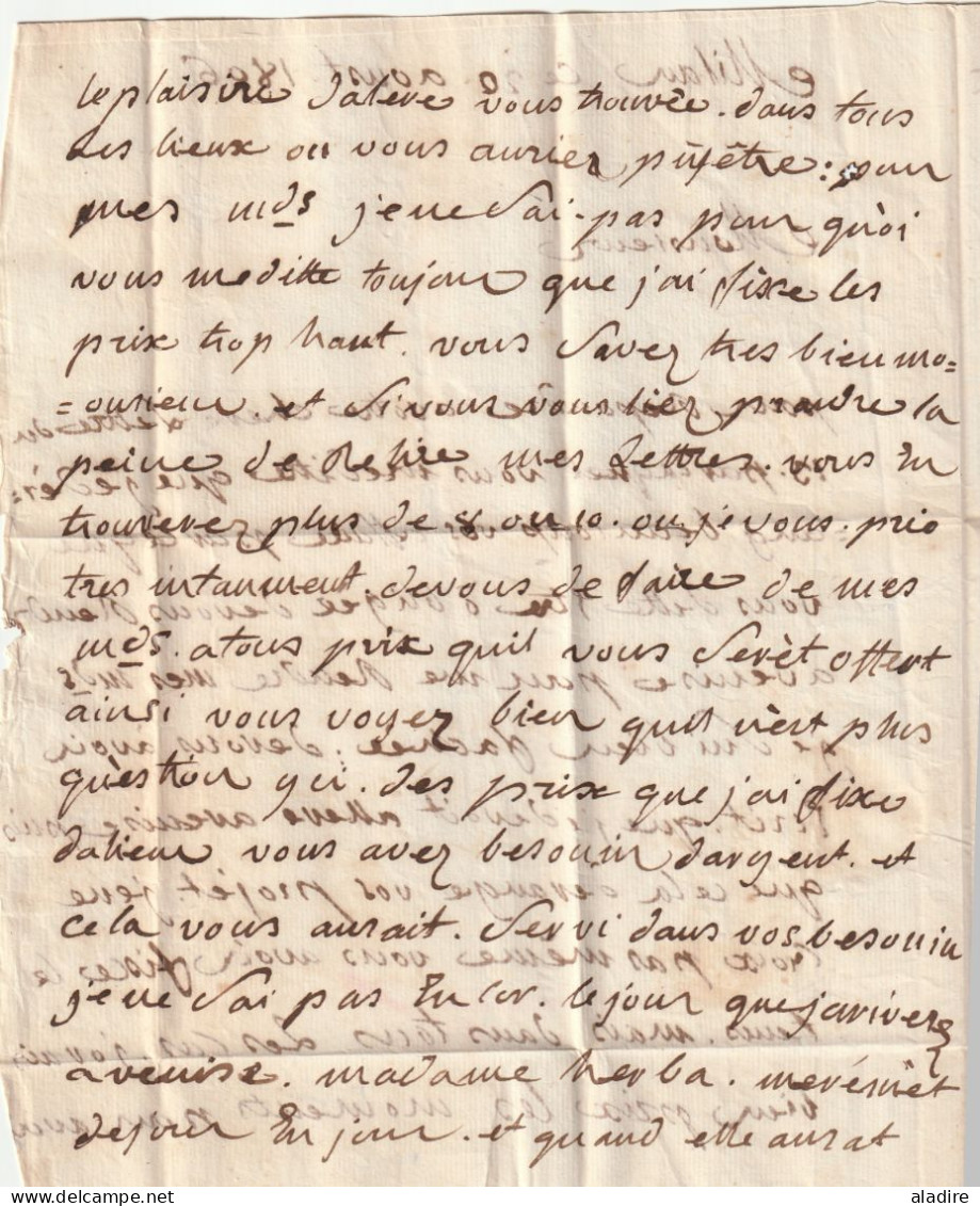 1806 - Lettre En Français De 4 Pages De MILANO Milan Italia Vers VENEZIA Venise - Département Conquis - 1792-1815: Conquered Departments