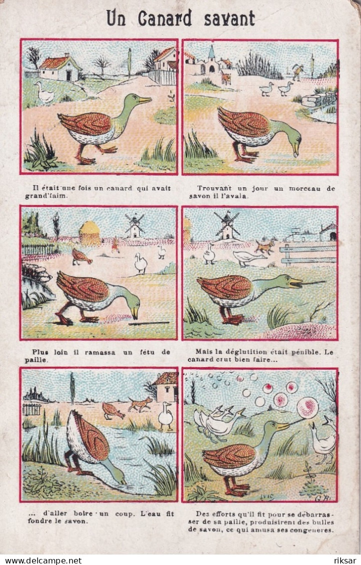 BANDE DESSINEE(LE CANARD SAVANT) GRANDS MAGASINS DE LA SAMARTITAINE - Fumetti