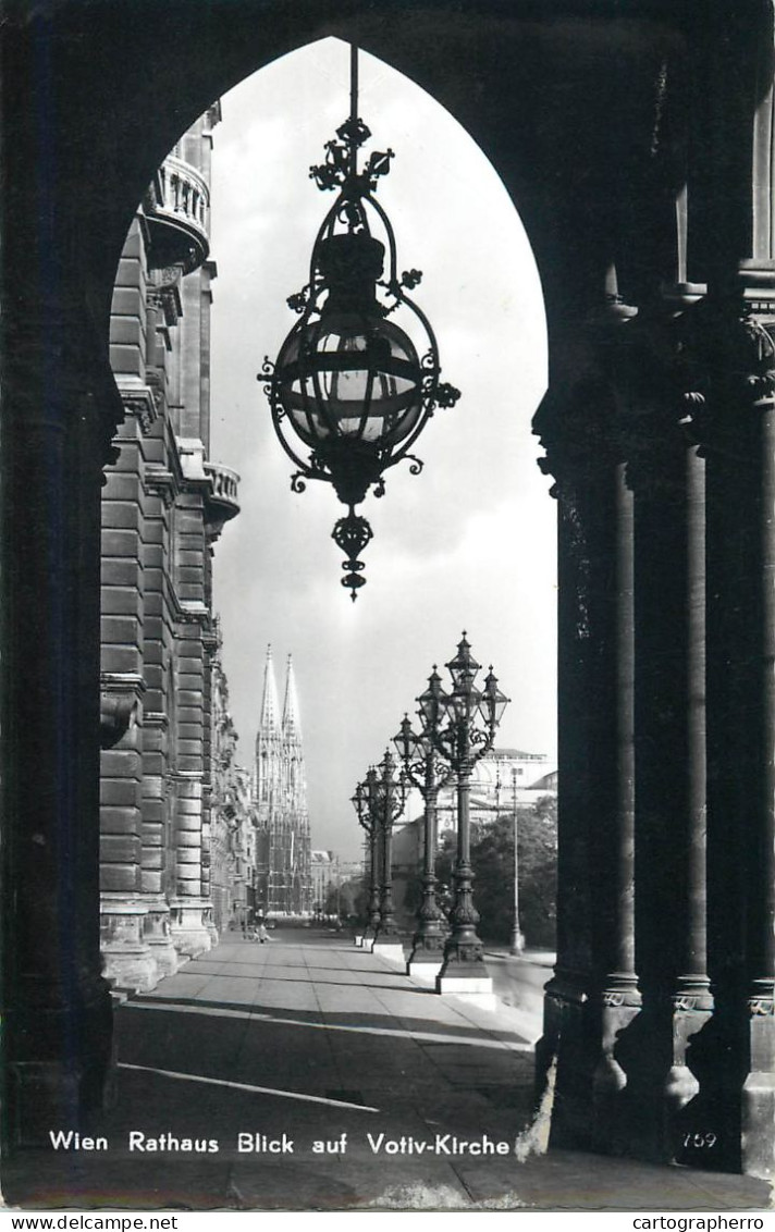 Postcard Austria Wien Rathaus - Wien Mitte