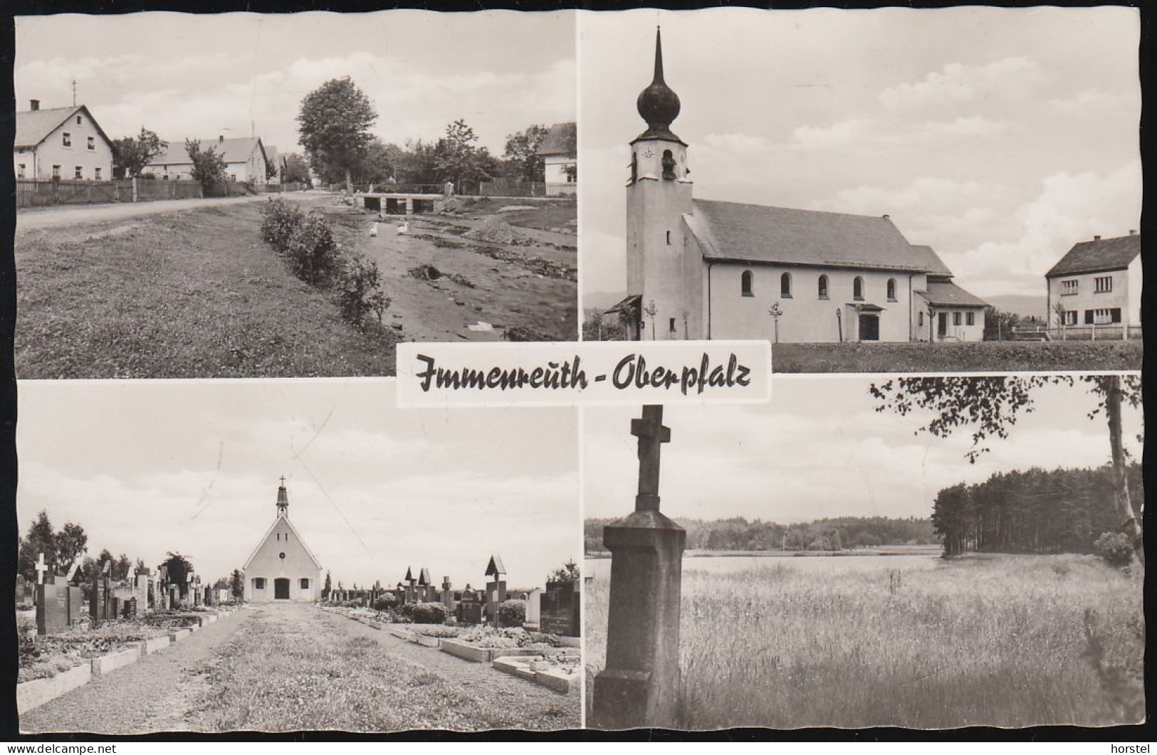 D-95505 Immenreuth (Oberpfalz) - Alte Ansichten - Ort - Kirche - Friedhof - Tirschenreuth
