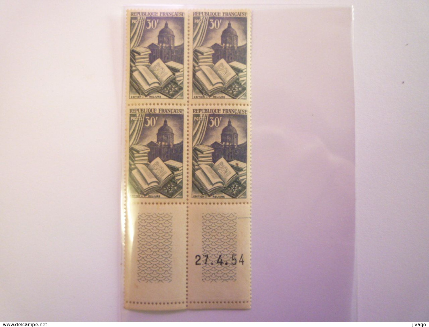 2024 - 1053  EDITION Et RELIURE  -  COINS DATES  1954   XXX - 1950-1959