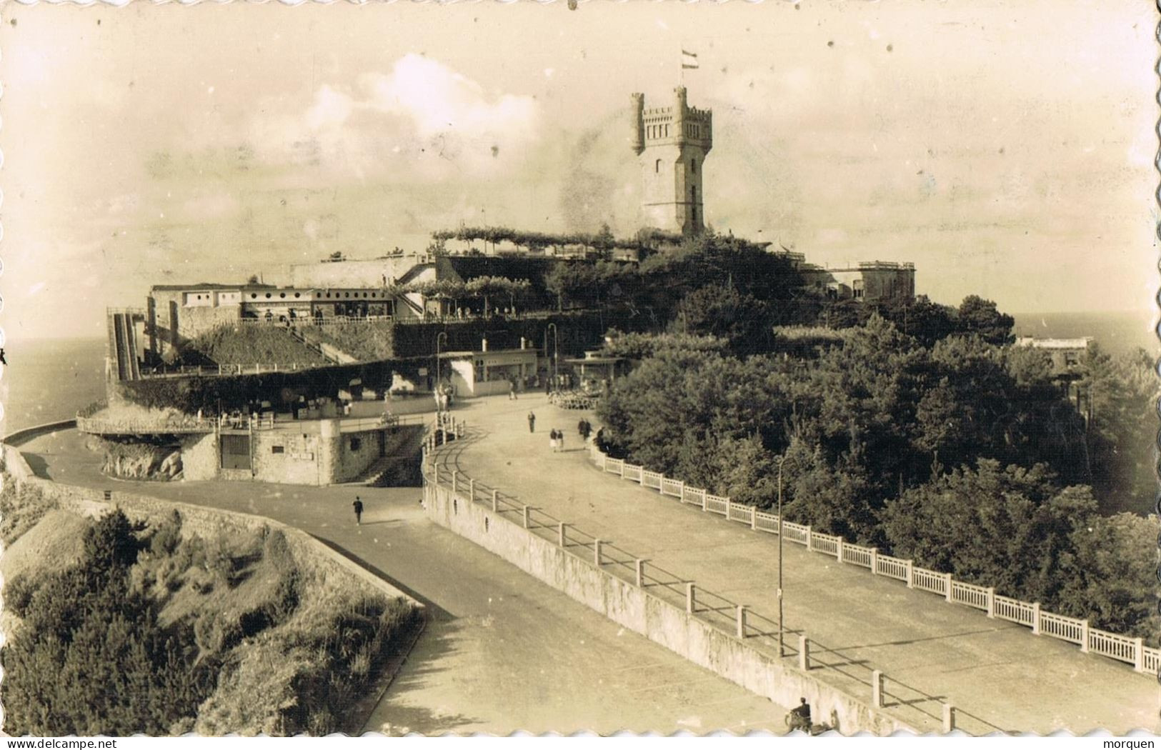 54444. Postal SAN SEBASTIAN 1959. Vista Monte Igueldo - Covers & Documents