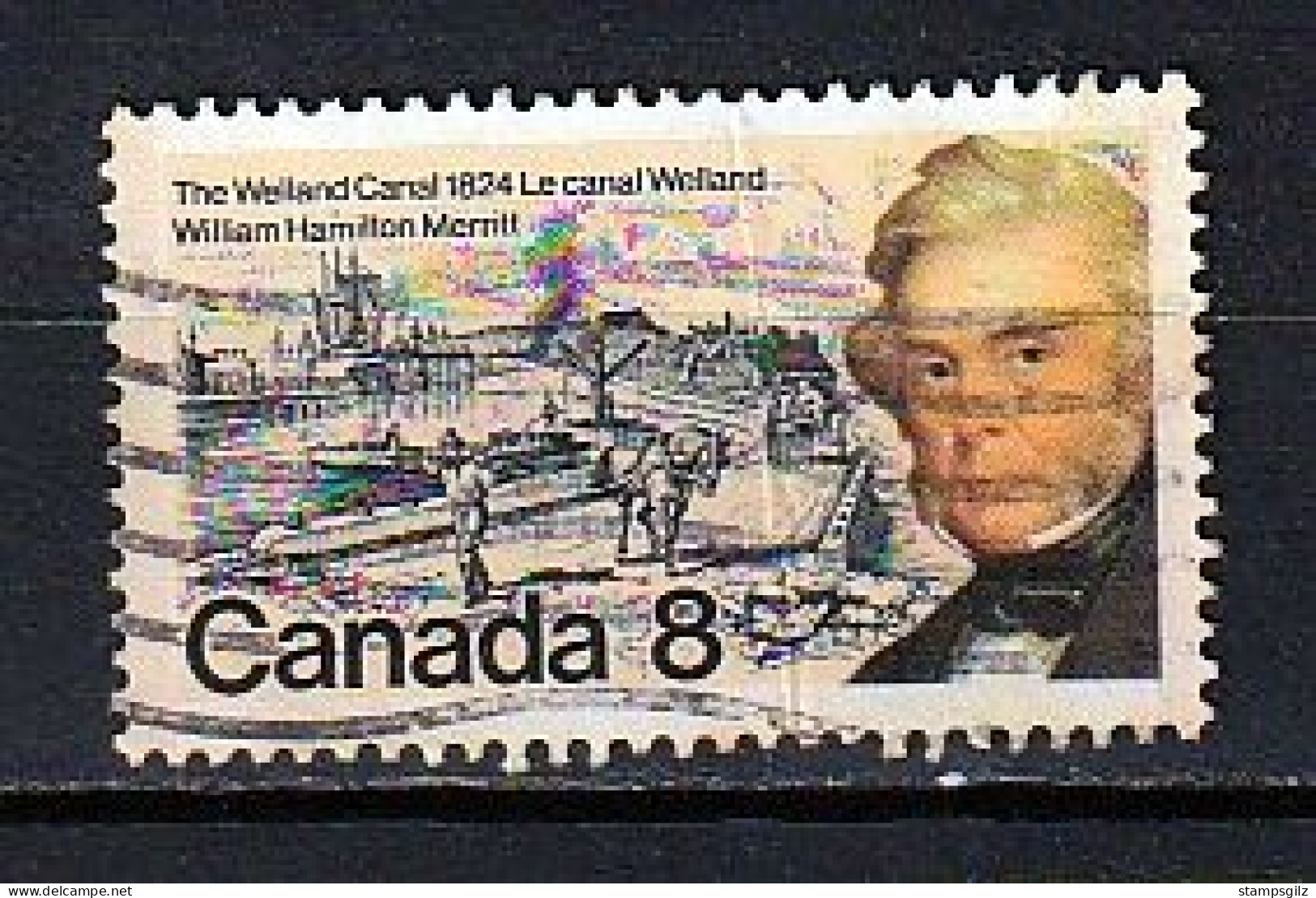 CANADA. N°555 Oblitéré De 1974. Canal Welland. - Oblitérés