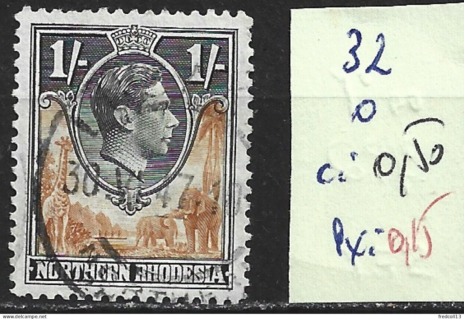 RHODESIE DU NORD 32 Oblitéré Côte 0.50 € - Nordrhodesien (...-1963)