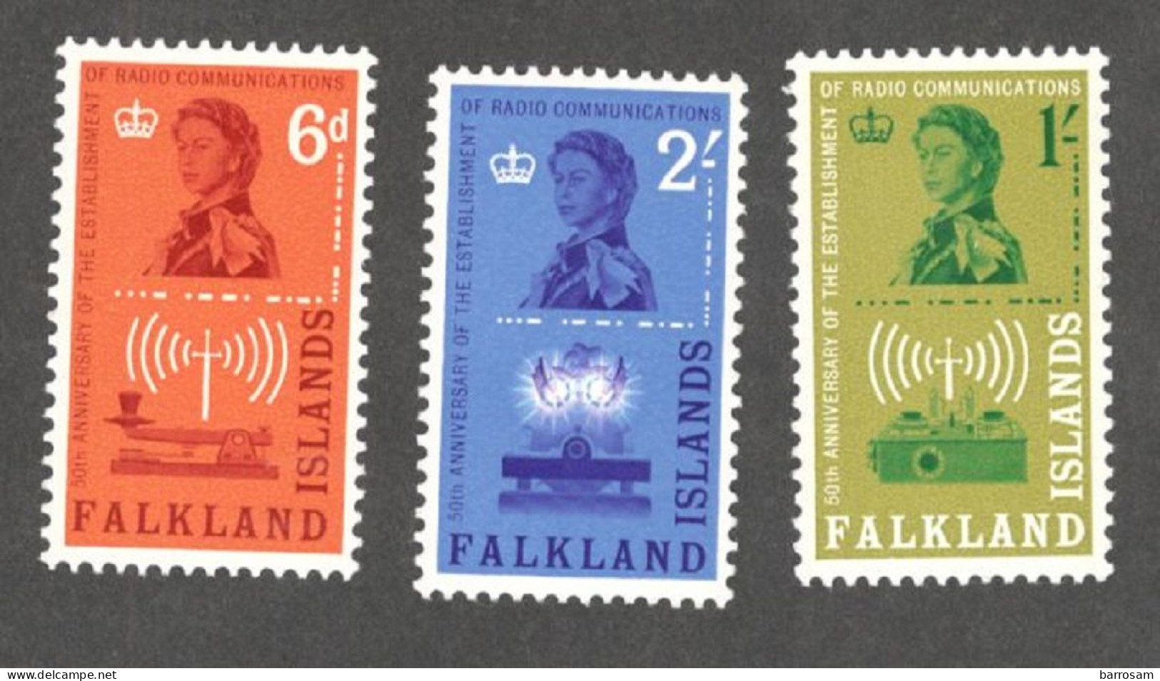 FALKLAND ISLANDS.....1962:Michel138-40mnh** - Falklandinseln