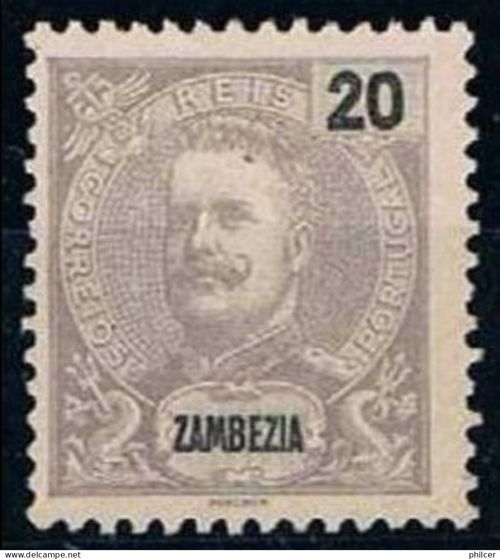 Zambézia, 1898, # 18, MNG - Zambezia