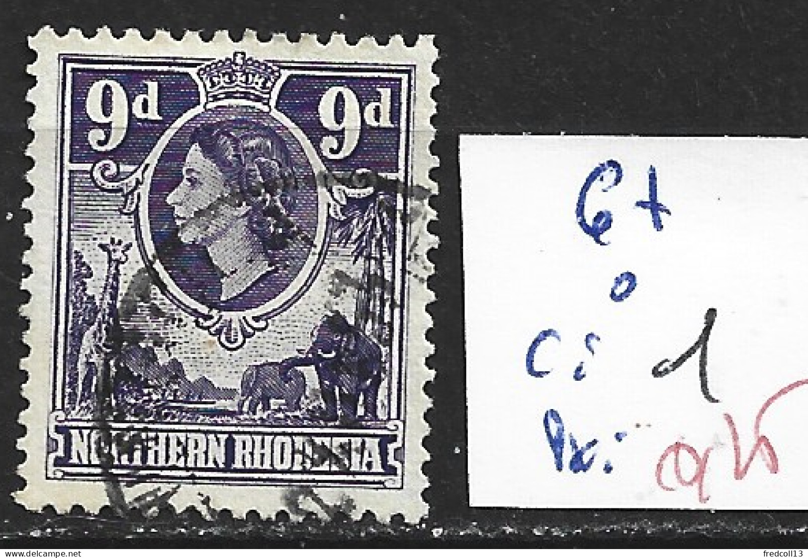RHODESIE DU NORD 67 Oblitéré Côte 1 € - Northern Rhodesia (...-1963)