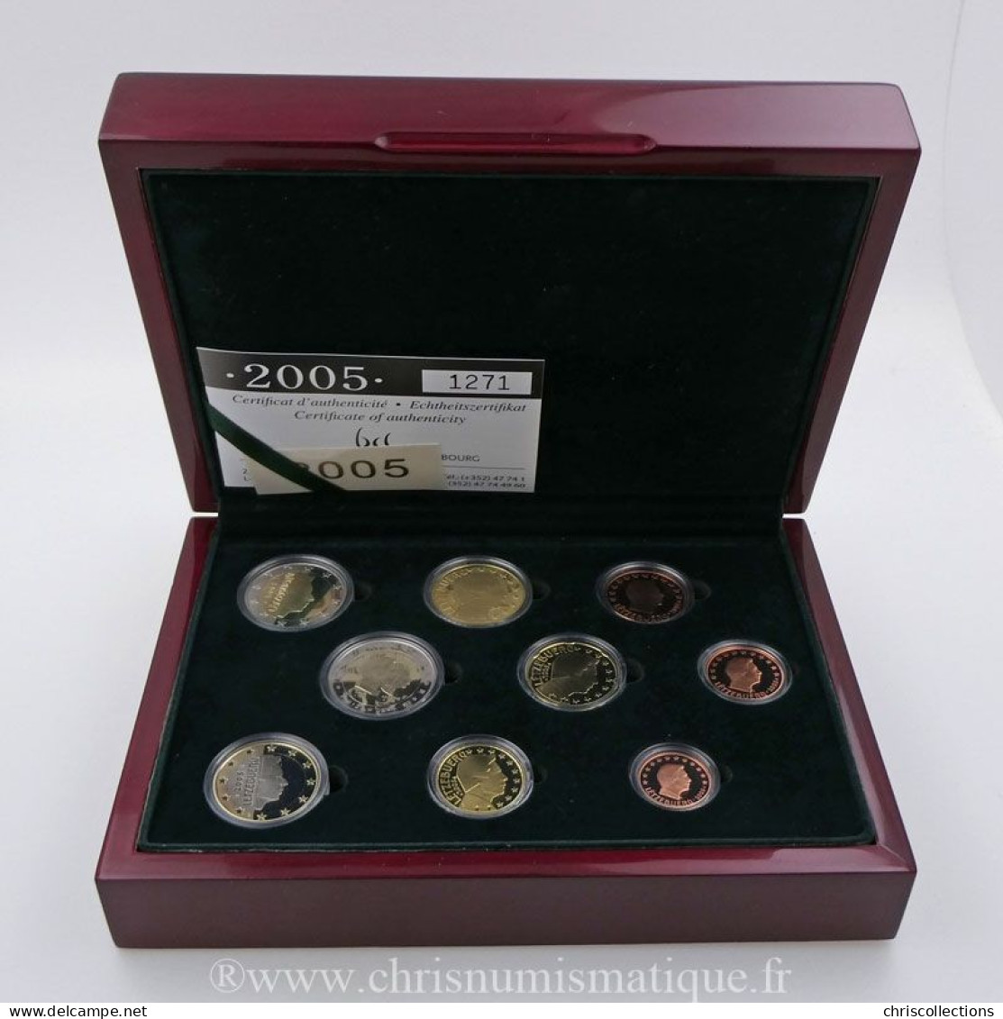 Euro , Luxembourg, Coffret Proof 2005 - Luxembourg