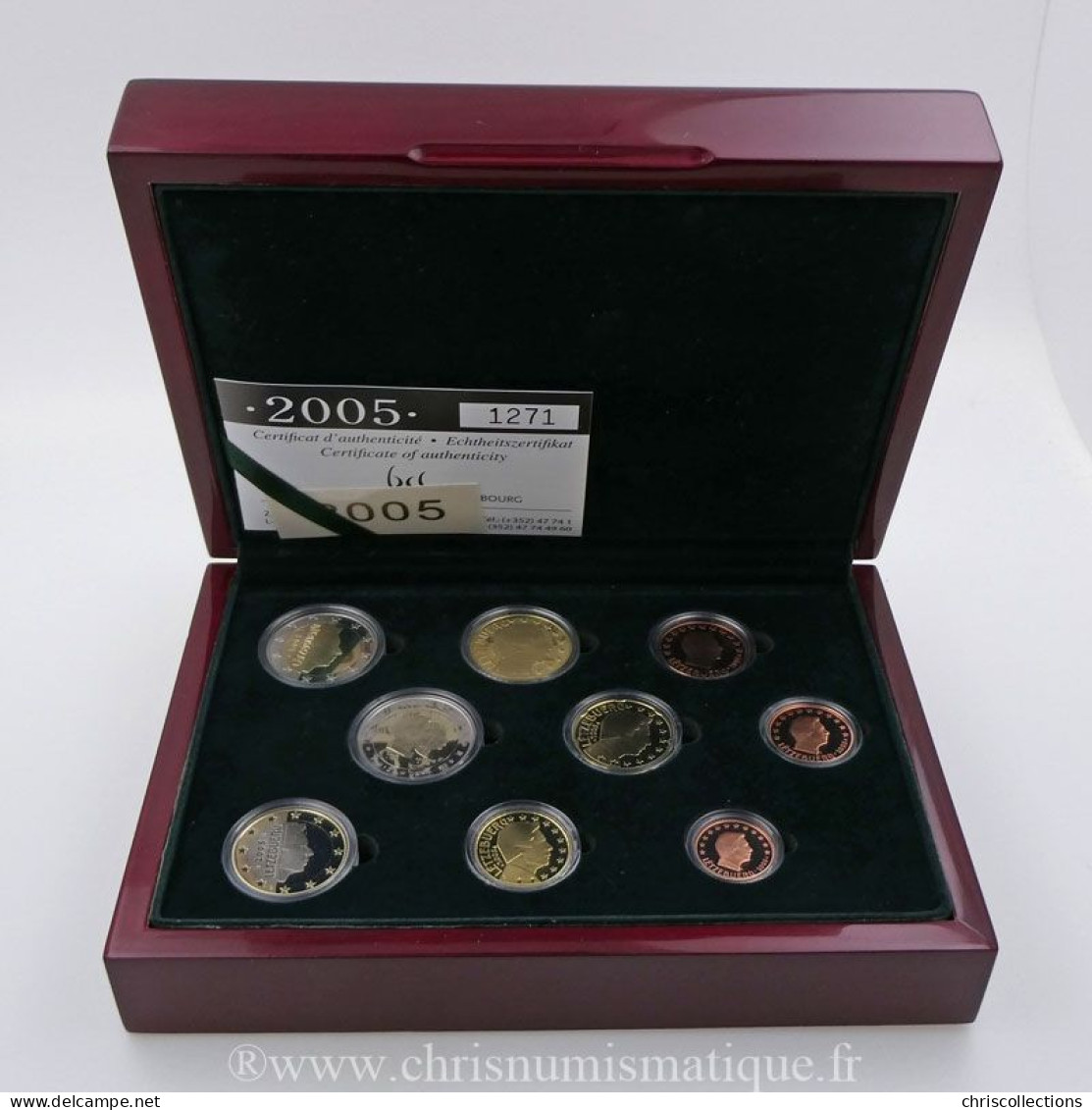 Euro , Luxembourg, Coffret Proof 2005 - Lussemburgo