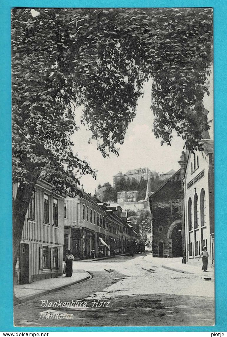 * Blankenburg - Harz (Saksen Anhalt - Deutschland) * (Verlag C. Greve) Tränketcr, Vue Générale, Animée, Old, Rare - Blankenburg