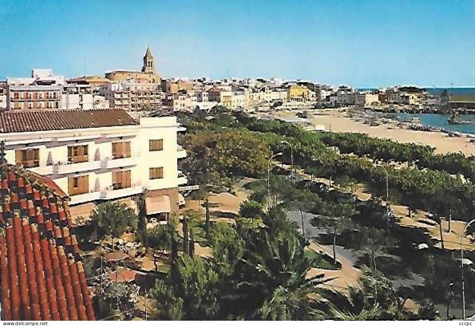 Cachet Houilles 78 Sur CPM Espagne Costa Brava - Gebührenstempel, Impoststempel