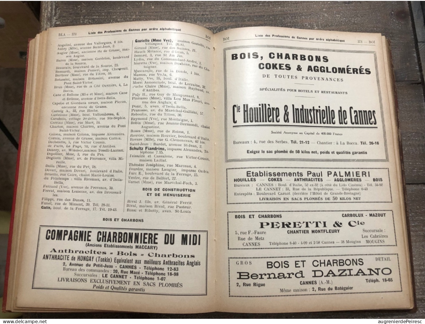 Annuaire De Cannes Et Le Cannes 1936 - Annuaires Téléphoniques