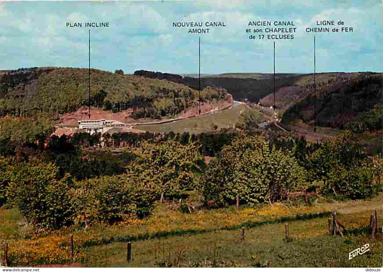 57 - Saint Louis - Arzviller - Vallée De La Zorn - Vue Générale Sur La Vallée Près Du Plan Incliné Transversal - Carte N - Arzviller