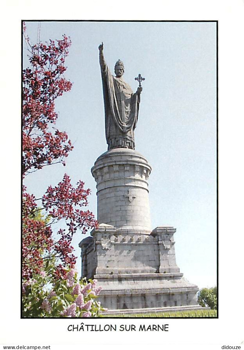 51 - Chatillon Sur Marne - Statue Du Pape Urbain II - CPM - Carte Neuve - Voir Scans Recto-Verso - Châtillon-sur-Marne