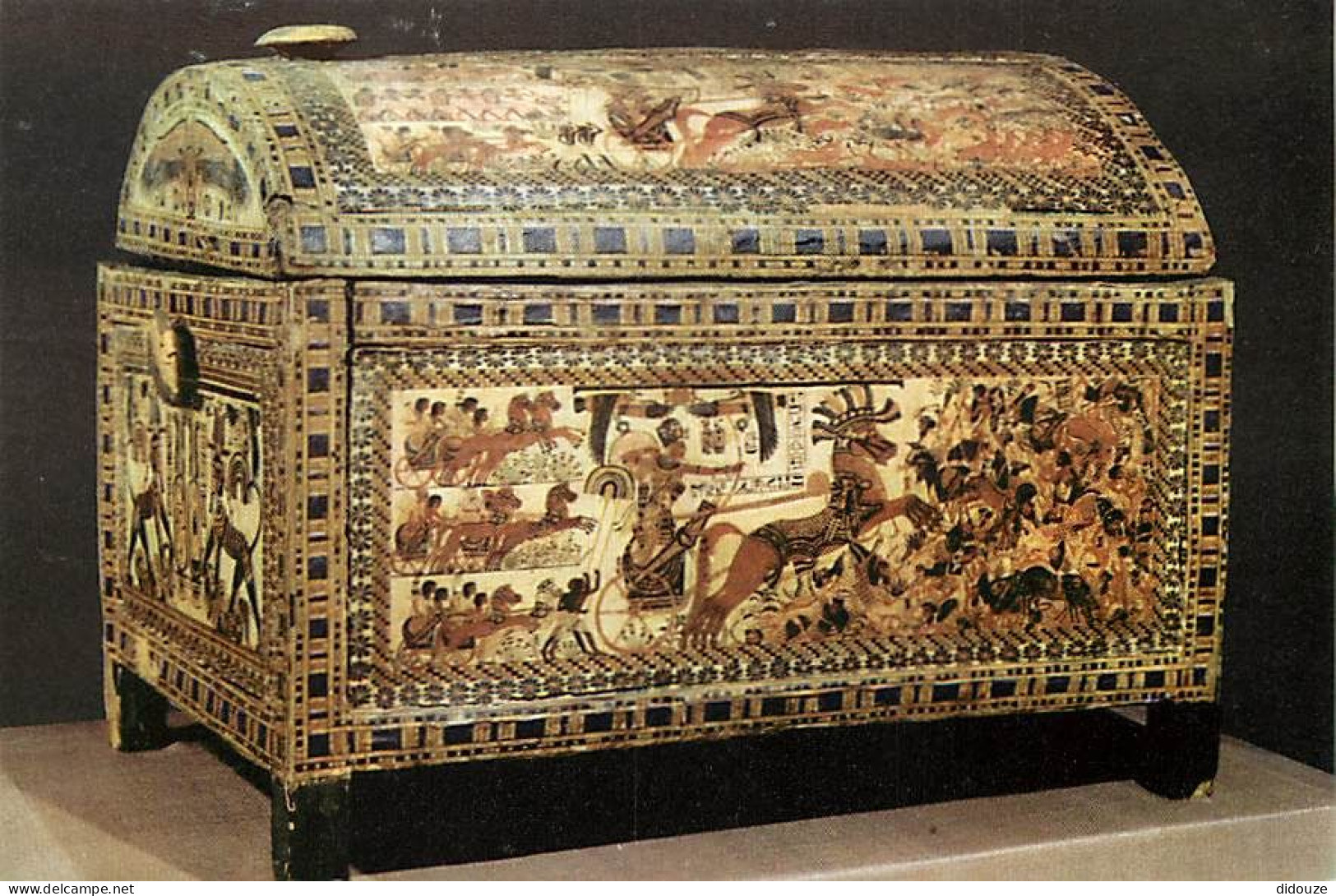 Egypte - Antiquité Egyptienne - Trésor De Toutankhamon - The Painted Chest. The Famous Chest Of Stuccoed Wood And Painte - Musei