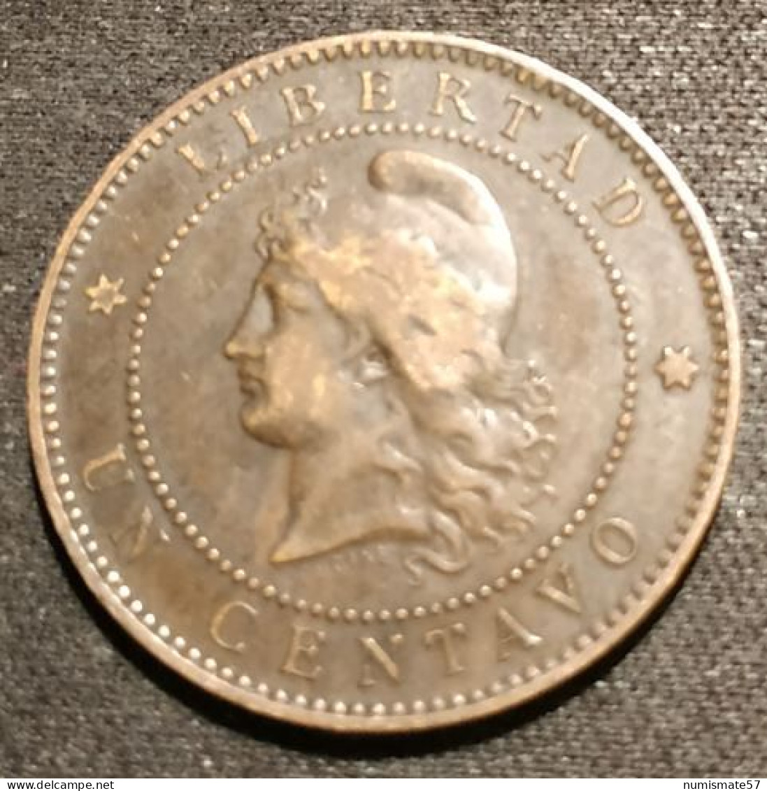 Pas Courant - ARGENTINE - 1 UN CENTAVO 1885 - KM 32 - ( Argentina ) - Argentina