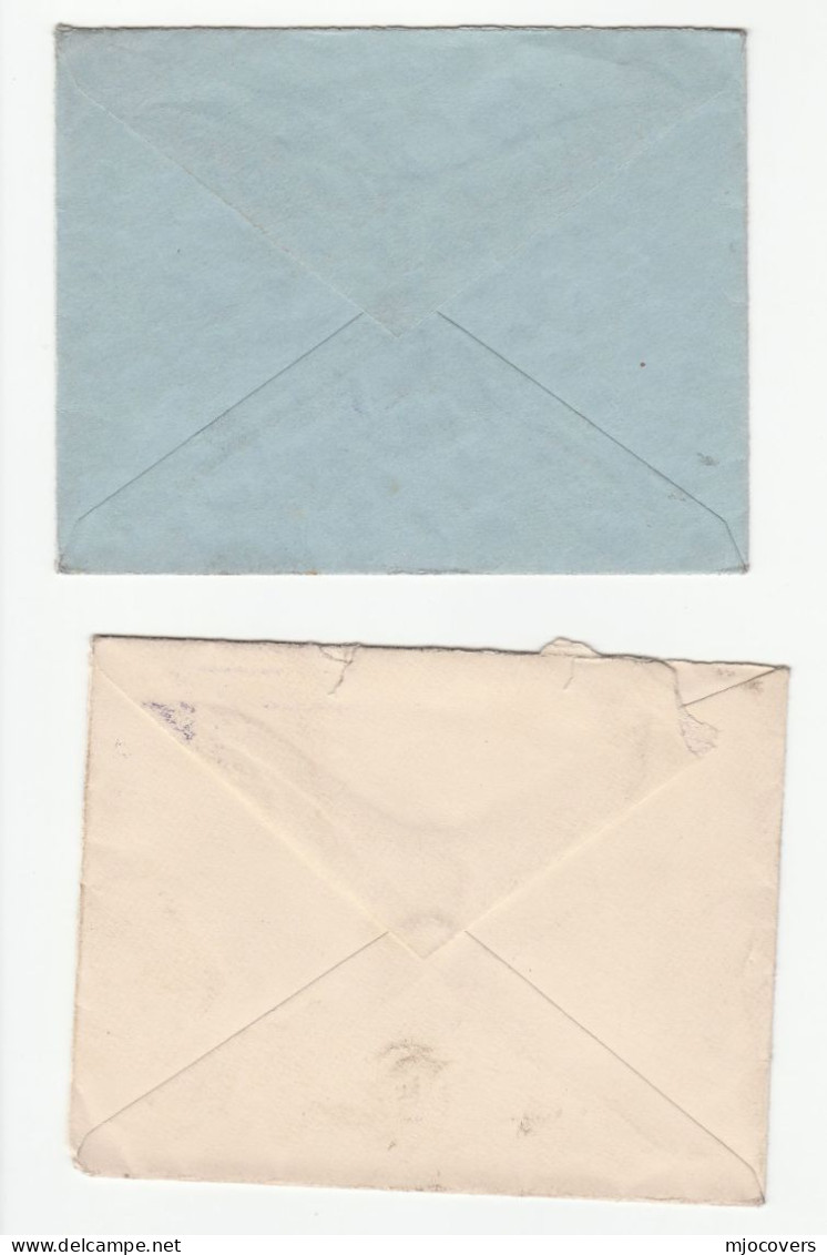 2 X 1930's JAPAN Stamps COVERS Via Siberia To GB Cover - Briefe U. Dokumente