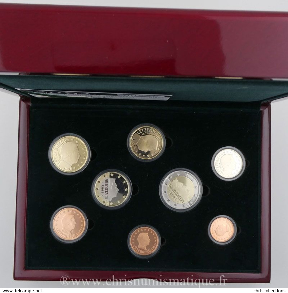 Euro , Luxembourg, Coffret Proof 2002 - Luxembourg