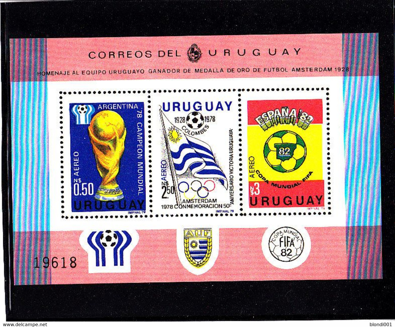 Soccer World Cup 1982 - URUGUAY - S/S MNH - 1982 – Spain