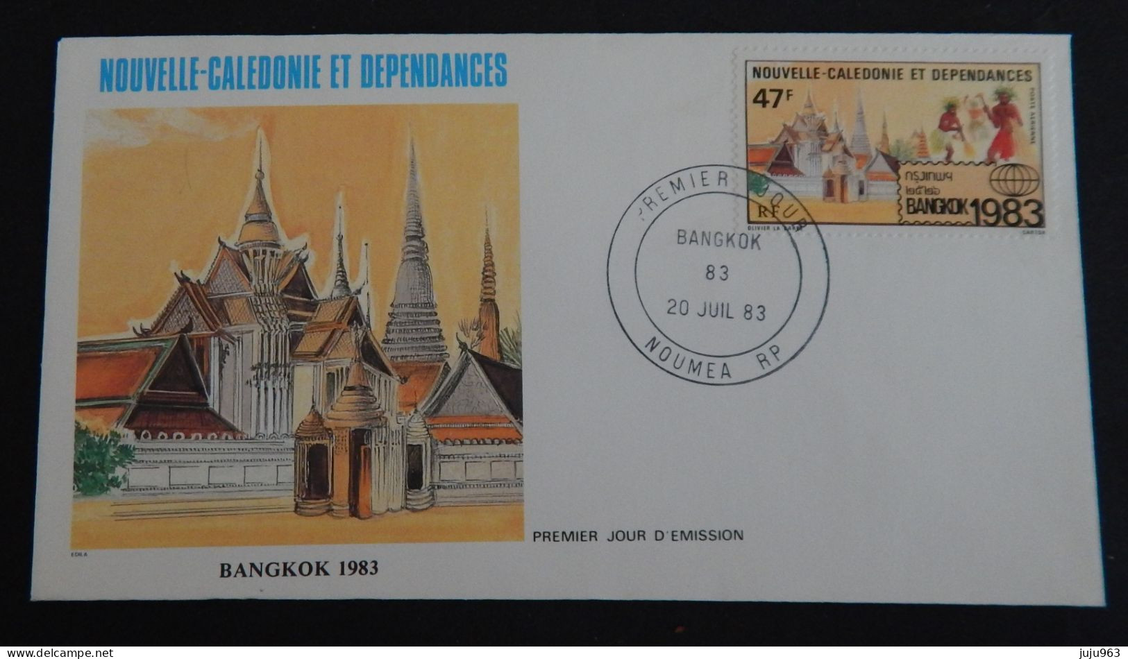 NOUVELLE CALEDONIE FDC YT PA 232 "EXPOSITION PHILATELIQUE" ANNÉE 1983 - FDC