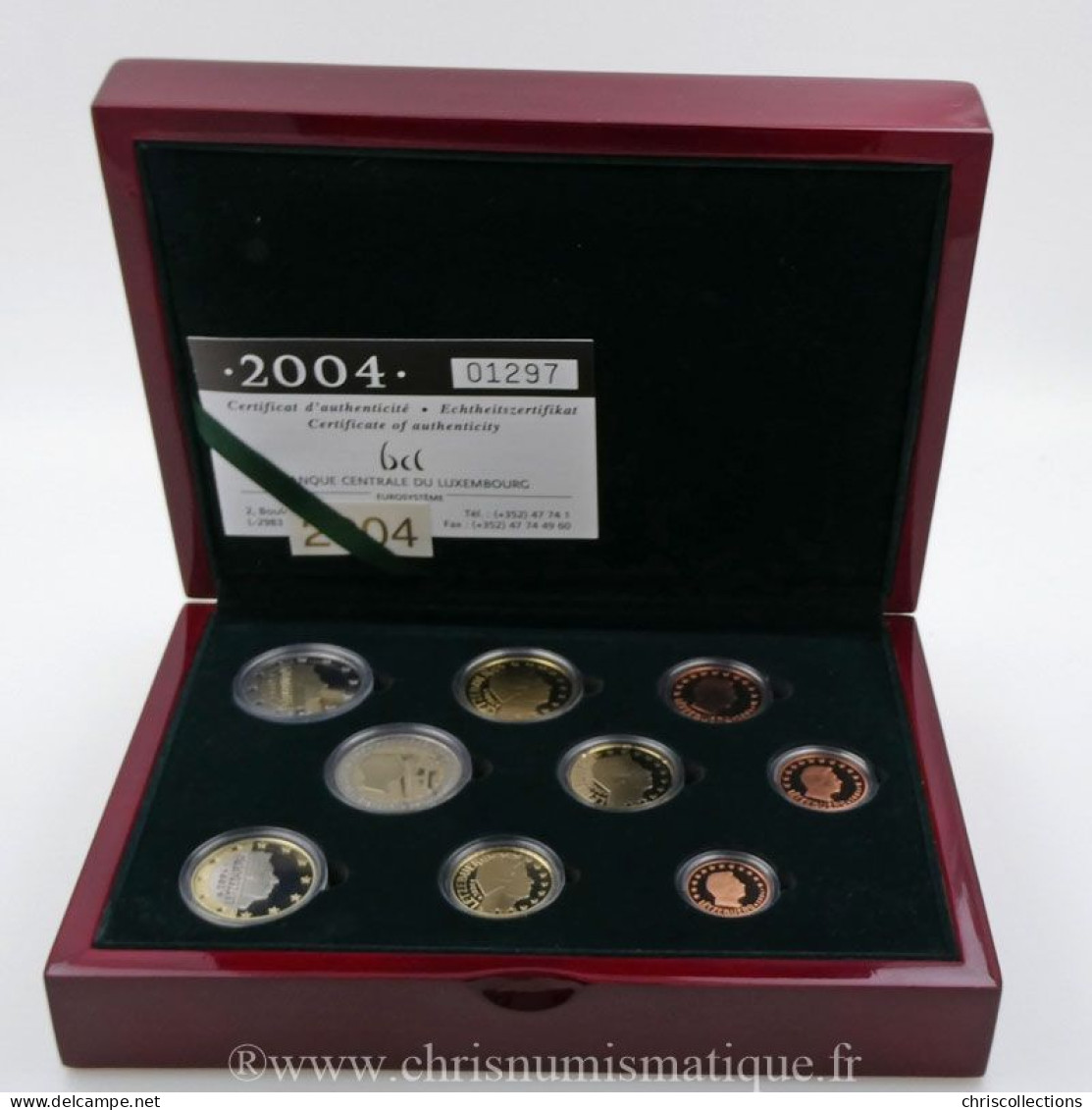 Euro, Luxembourg, Coffret Proof 2004 - Luxembourg