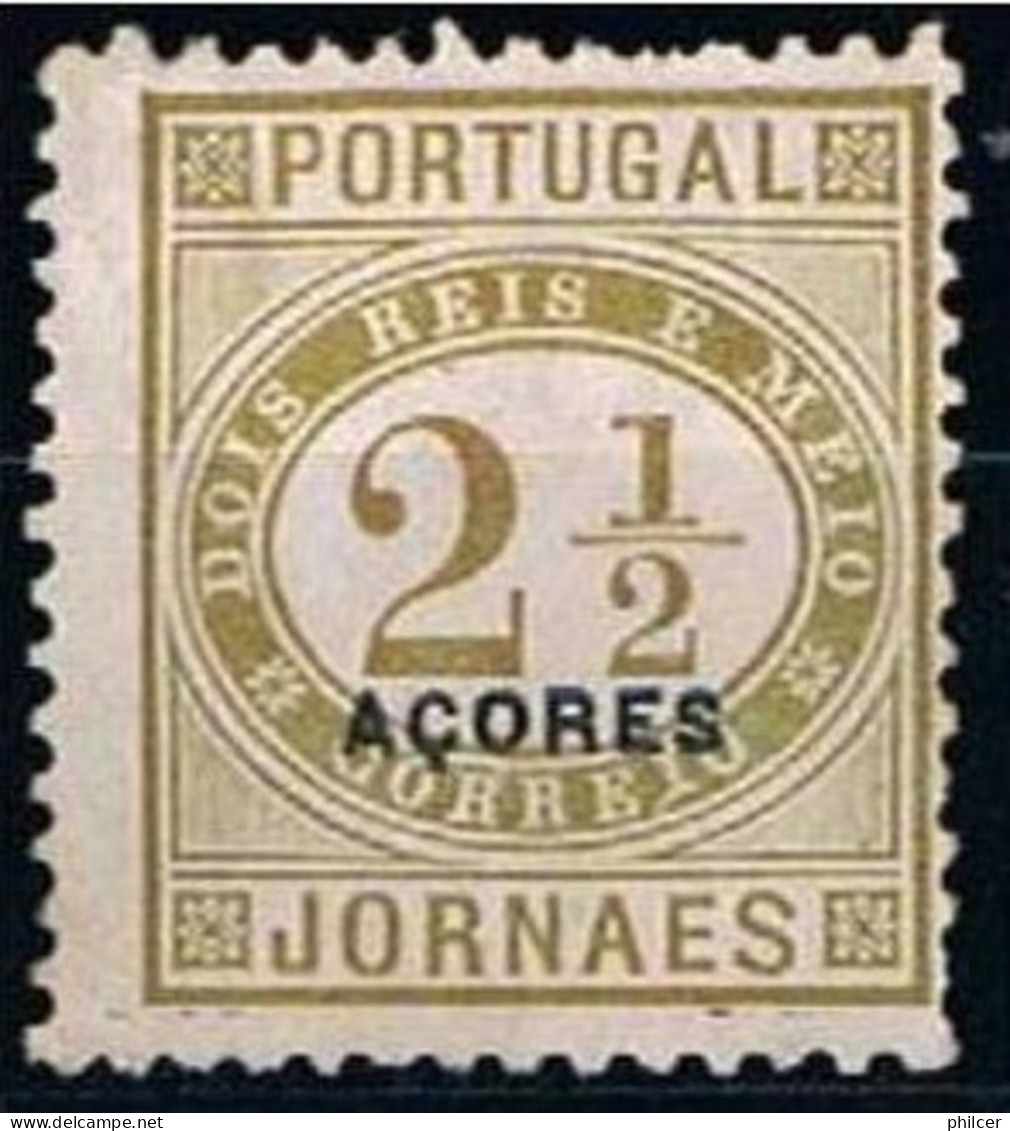 Açores, 1882, # 46 Dent. 11 3/4x12, MNG - Azores