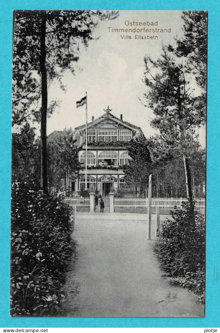 * Timmendorfer Strand (Schleswig Holstein - Deutschland) * (Verlag Charles Coleman K 32) Ostseebad, Villa Elisabeth - Timmendorfer Strand