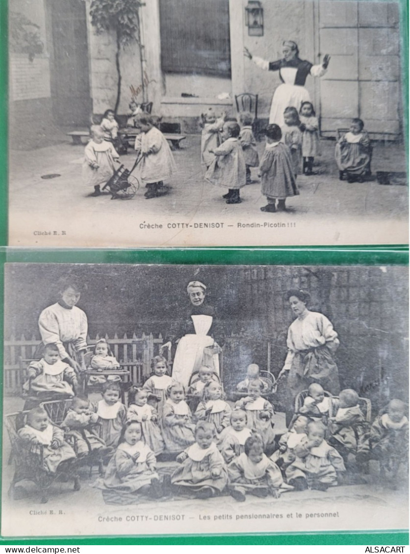 Crèche Cotty-denisot , Rondin-picotin !!!!  , Sens Yonne 89 - Schulen